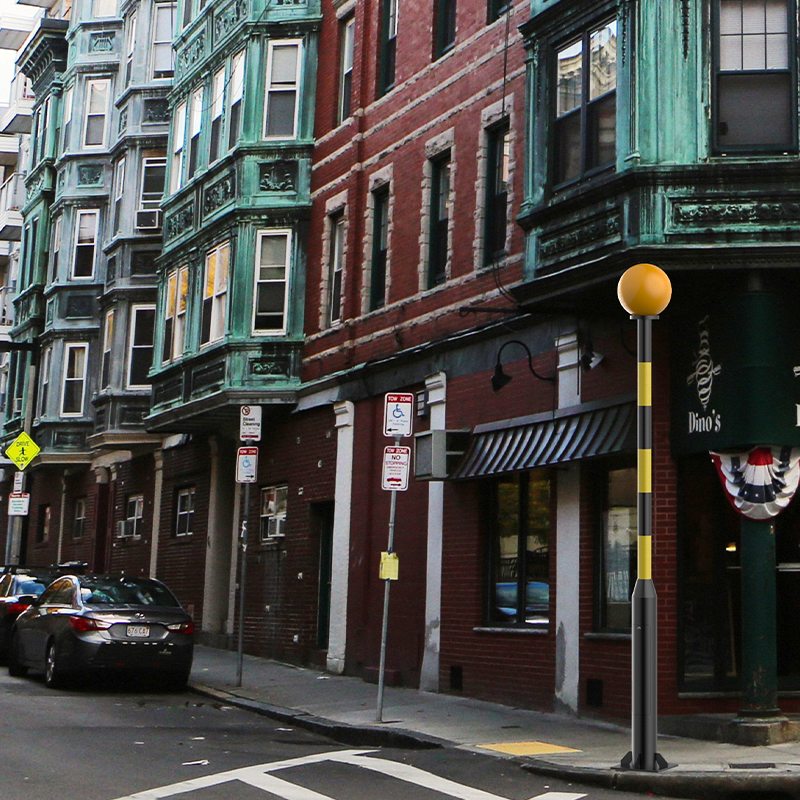 Aluminum Belisha Beacon Pole