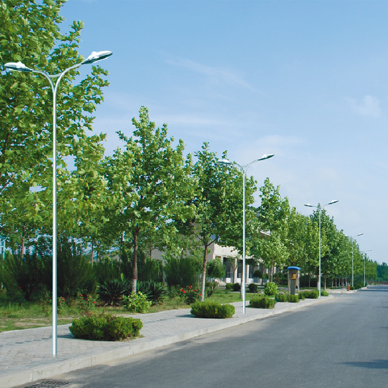 NILE Double Arm Aluminum Conical Roadway Pole