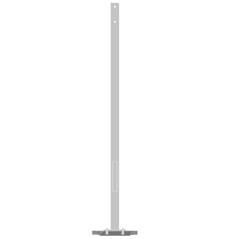 Cylindrical Steel light pole