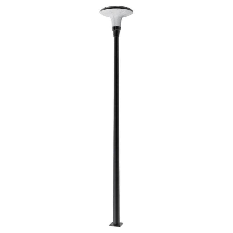LECCO Aluminum Metal powder spraying Solar Light Pole