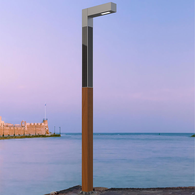 MONDSEE Aluminum Metal powder spraying Solar Pole