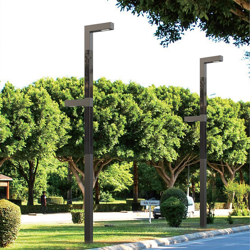 EMDEN Aluminum Metal powder spraying Solar Light Pole