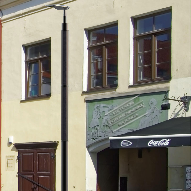 ASSISI Eco-friendly Flexible HJT Solar Light Pole