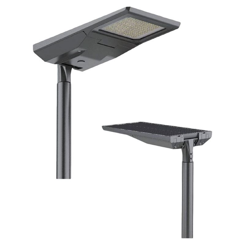 ISNY Aluminum Metal powder spraying Solar Light Pole