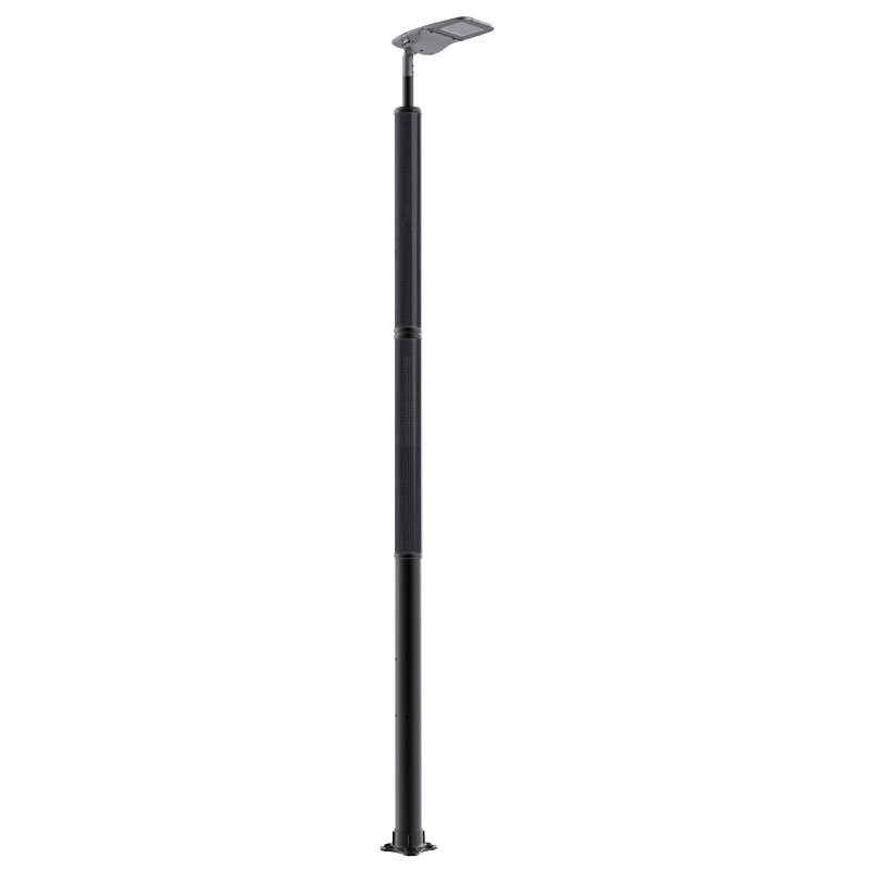 PIRAN Flexible HJT Metal powder spraying Solar Light Pole
