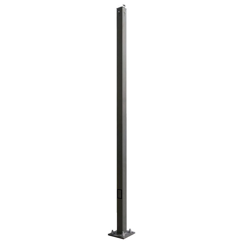 Square Straight Steel Light Pole